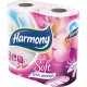 ХАРТИЯ ТОАЛЕТНА HARMONY SOFT FLORA AROMA 4БР 3ПЛ.