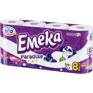 ТОАЛЕТНА ХАРТИЯ EМЕКА PARADISE 3 ПЛ ОП.8.