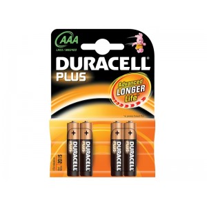 БАТЕРИЯ DURACELL ААА LR03 4 БР.